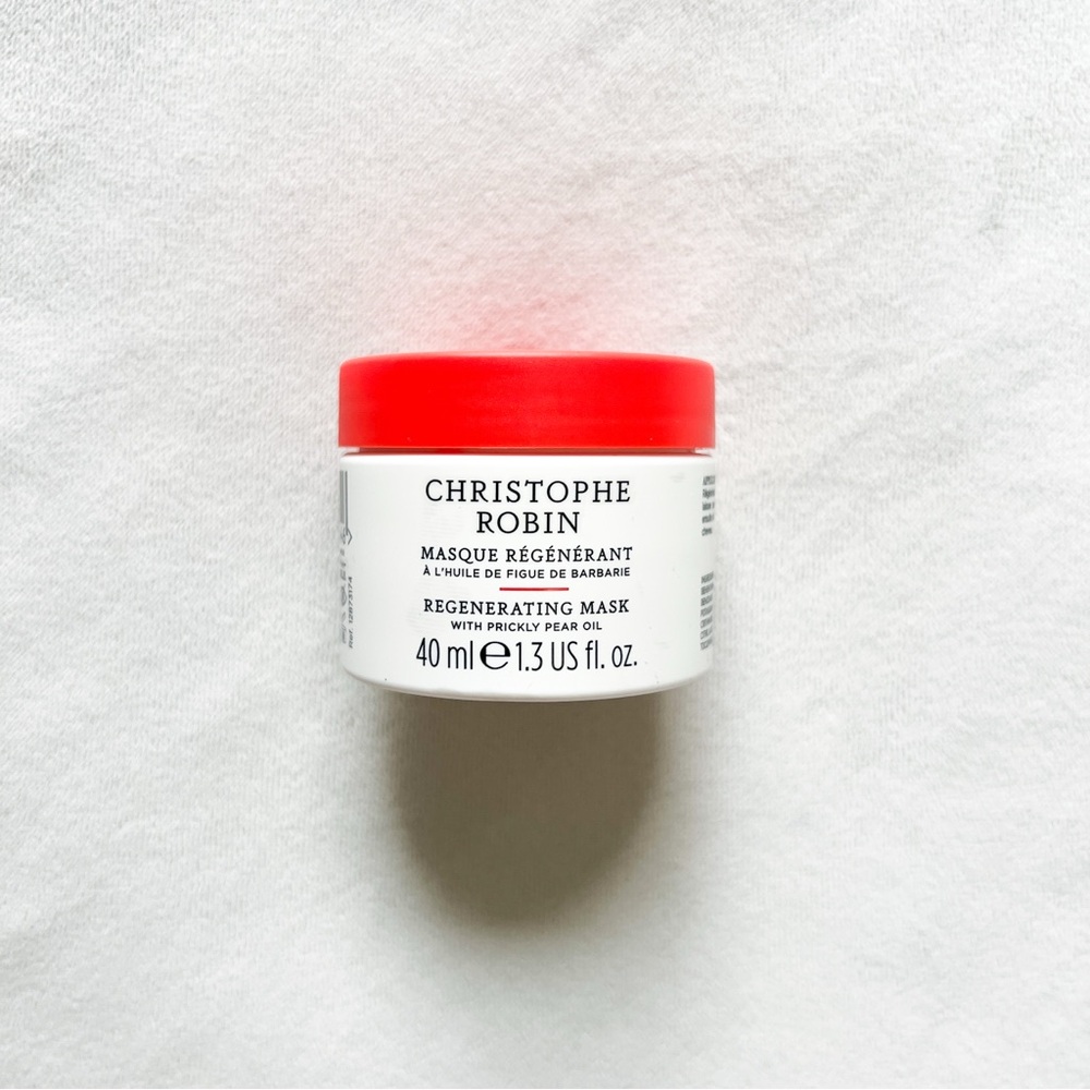 Christophe Robin Regenerating Mask with Prickly Pear Oil - Red and White